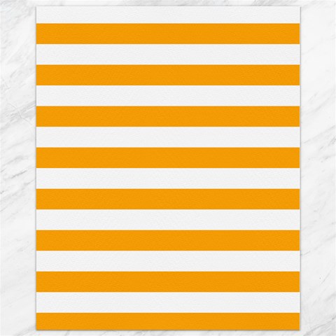 Horizontal Stripes 10.95 x13.48  Canvas - 1
