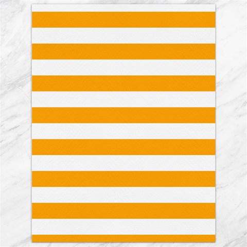 Horizontal Stripes 11.86 x15.41  Canvas - 1