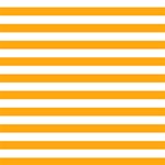 Horizontal Stripes - White and Dark Tangerine Orange ScrapBook Page 12  x 12 