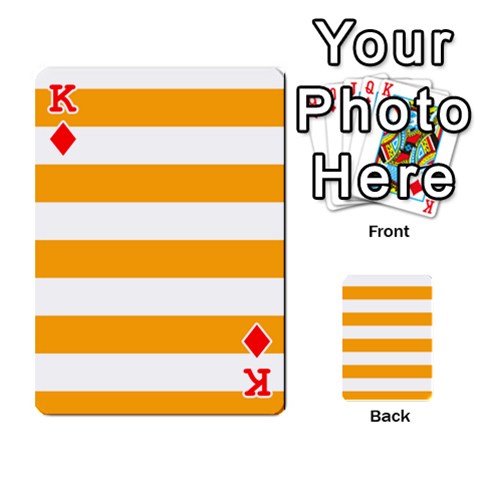 King Horizontal Stripes Front - DiamondK
