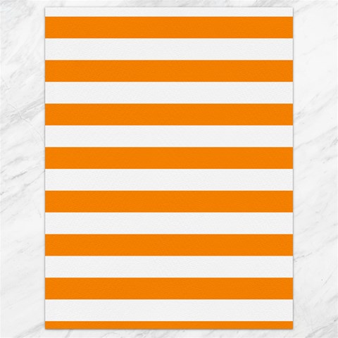 Horizontal Stripes 17.8 x23.08  Canvas - 1