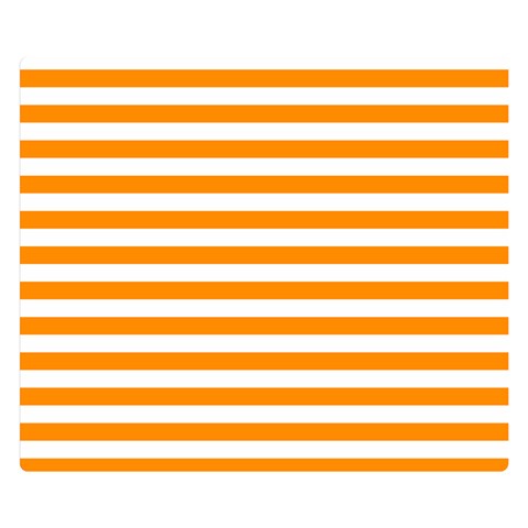 Horizontal Stripes 50 x40  Blanket Front
