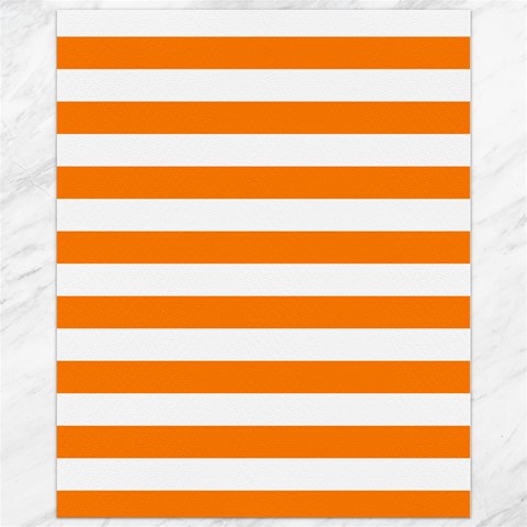 Horizontal Stripes 10.95 x13.48  Canvas - 1