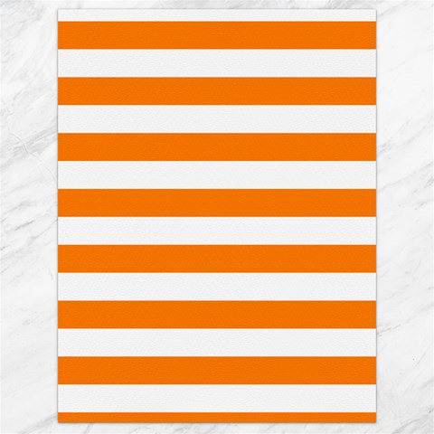 Horizontal Stripes 17.8 x23.08  Canvas - 1