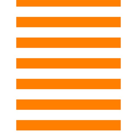 Horizontal Stripes 4.125 x5.5  Memopad