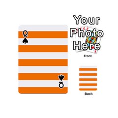 Queen Horizontal Stripes Front - SpadeQ