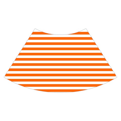 Horizontal Stripes Skirt Back
