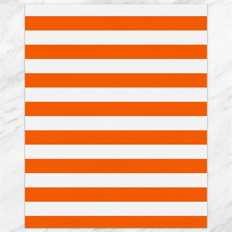 Horizontal Stripes 10.95 x13.48  Canvas - 1