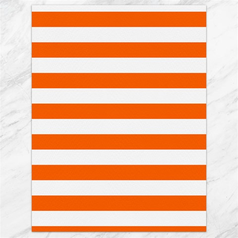 Horizontal Stripes 17.8 x23.08  Canvas - 1