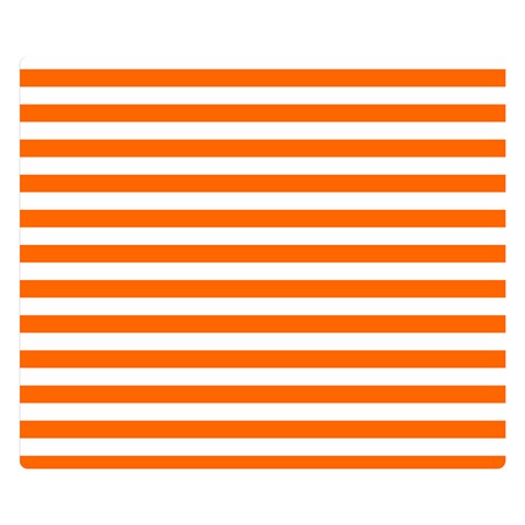 Horizontal Stripes 50 x40  Blanket Front