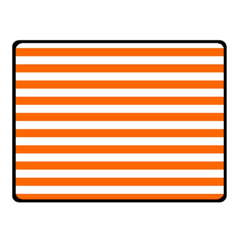 Horizontal Stripes 50 x40  Blanket Front