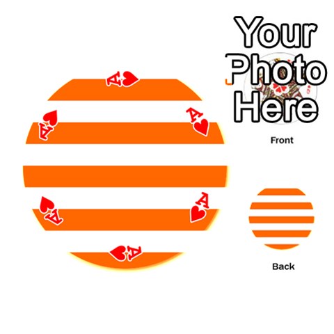 Ace Horizontal Stripes Front - HeartA