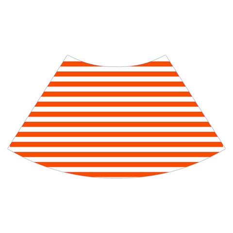 Horizontal Stripes Skirt Back