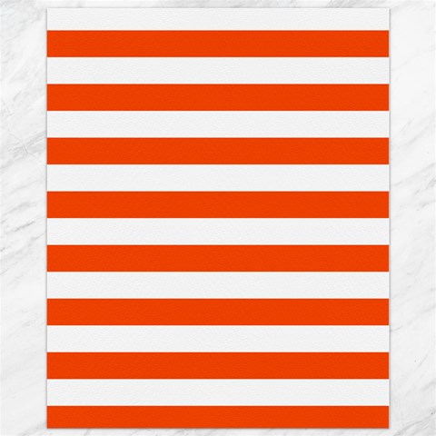 Horizontal Stripes 10.95 x13.48  Canvas - 1