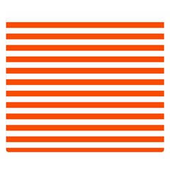 Horizontal Stripes 50 x40  Blanket Back