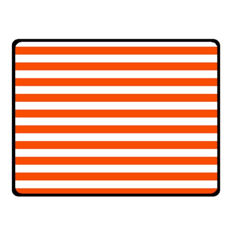 Horizontal Stripes 50 x40  Blanket Front