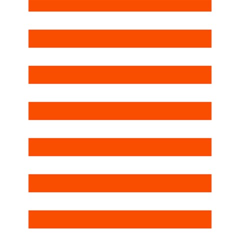 Horizontal Stripes 4.125 x5.5  Memopad