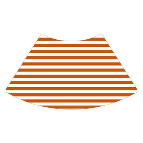 Horizontal Stripes Skirt Back