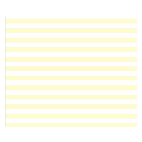 Horizontal Stripes 50 x40  Blanket Front