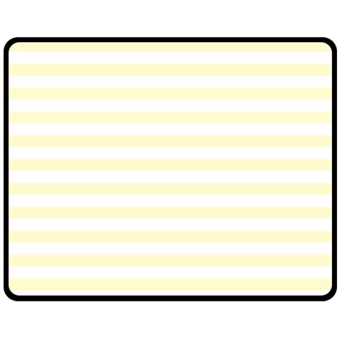 Horizontal Stripes 60 x50  Blanket Front