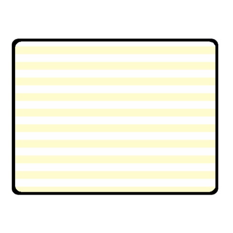 Horizontal Stripes 50 x40  Blanket Front