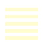 Horizontal Stripes - White and Cream Yellow Greeting Card 4.5  x 6 