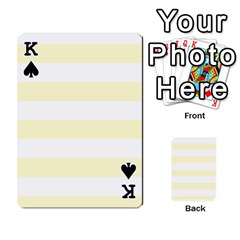 King Horizontal Stripes Front - SpadeK