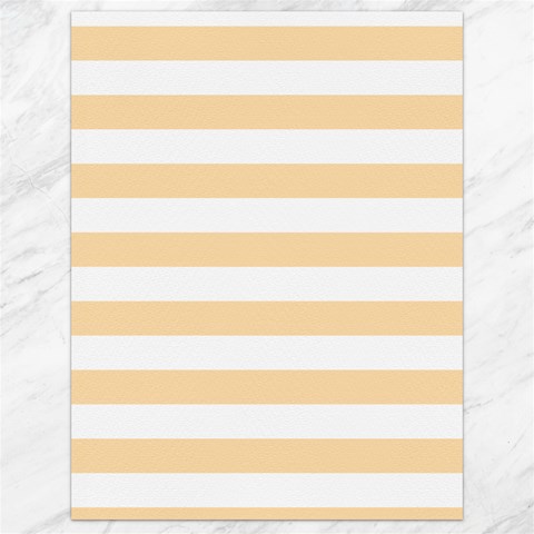 Horizontal Stripes 17.8 x23.08  Canvas - 1