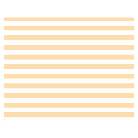 Horizontal Stripes 60 x50  Blanket Front