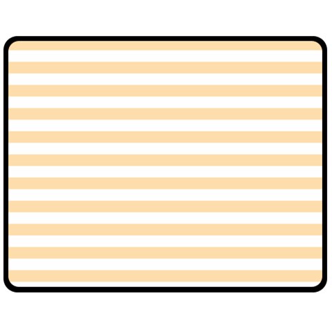 Horizontal Stripes 60 x50  Blanket Front