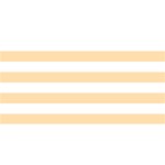 Horizontal Stripes - White and Navajo White Yellow YOU ARE INVITED 3D Greeting Card (8x4)