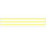 Horizontal Stripes - White and Pastel Yellow Flano Scarf (Large)