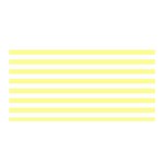 Horizontal Stripes - White and Pastel Yellow Satin Wrap