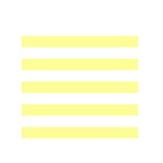 Horizontal Stripes - White and Pastel Yellow Greeting Card 5  x 7 