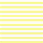 Horizontal Stripes - White and Pastel Yellow ScrapBook Page 8  x 8 