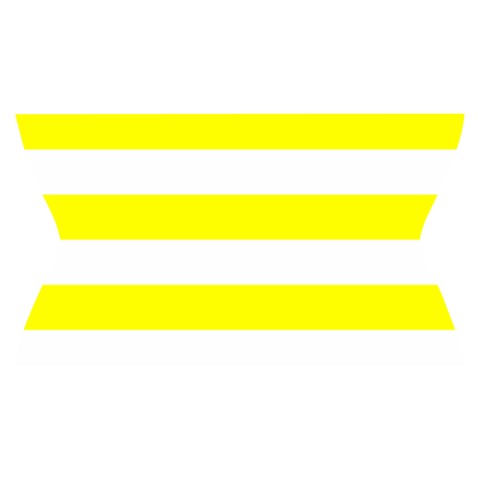 Horizontal Stripes Waistband Front