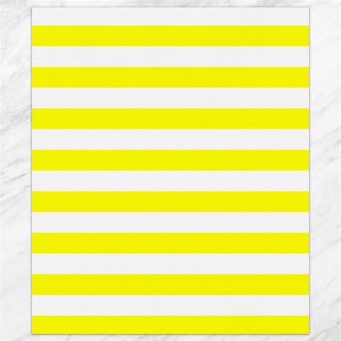 Horizontal Stripes 8.15 x9.66  Canvas - 1