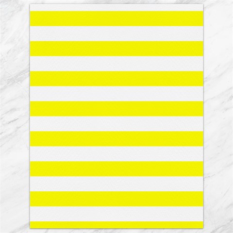 Horizontal Stripes 11.86 x15.41  Canvas - 1