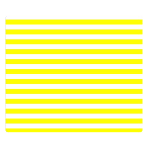 Horizontal Stripes 50 x40  Blanket Front