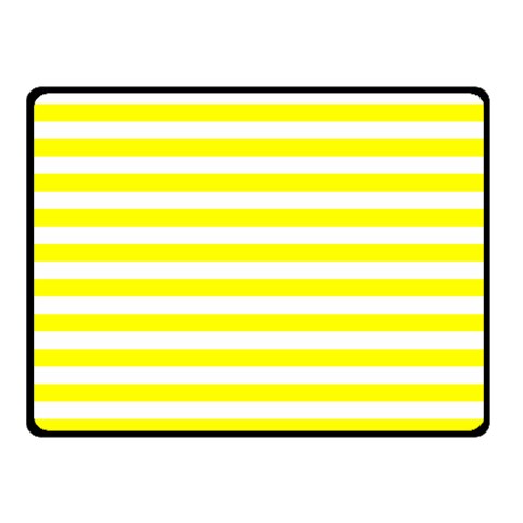 Horizontal Stripes 50 x40  Blanket Front