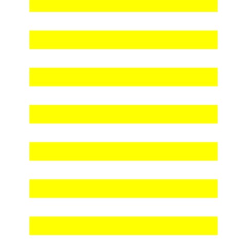 Horizontal Stripes 4.125 x5.5  Memopad