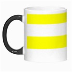 Horizontal Stripes - White and Yellow Morph Mug