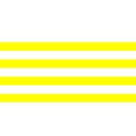 Horizontal Stripes - White and Yellow YOU ARE INVITED 3D Greeting Card (8x4)