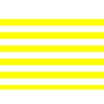 Horizontal Stripes - White and Yellow Birthday Cake 3D Greeting Card (7x5)