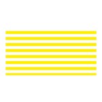 Horizontal Stripes - White and Canary Yellow Satin Wrap