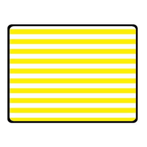 Horizontal Stripes 50 x40  Blanket Front