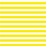 Horizontal Stripes - White and Canary Yellow ScrapBook Page 8  x 8 