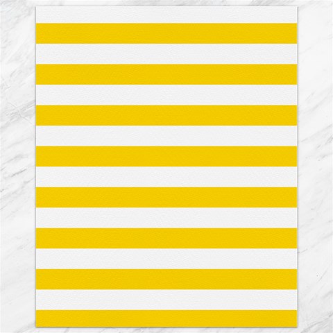 Horizontal Stripes 10.95 x13.48  Canvas - 1
