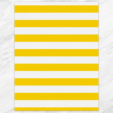 Horizontal Stripes 11.86 x15.41  Canvas - 1