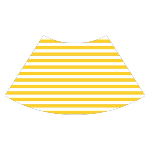 Horizontal Stripes Skirt Back